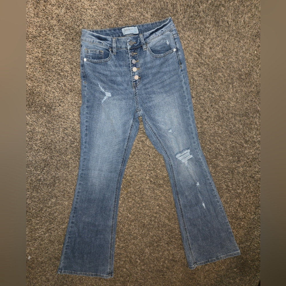 Classic Blue Flare Jeans for Women